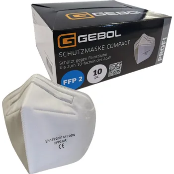 respirátor GEBOL 730508MUP Respirační maska Comfort FFP2 bez ventilku 10 kusů box