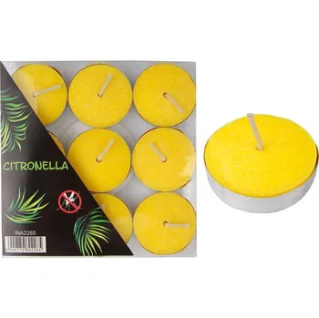 Svíčka Bestent Citronella svíčky proti komárům INA2285 9 ks