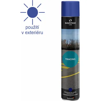 Barva ve spreji Značkovací sprej Soppec TRACING - modrý TRACING 750ml