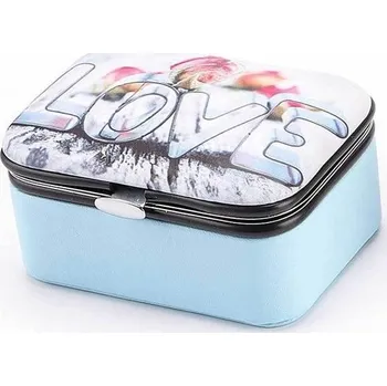 Šperkovnice Mini šperkovnice box na šperky Love Modrá BMD 22042505431851554s1