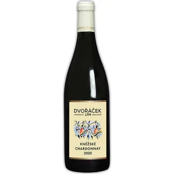 Víno Vinařství Dvořáček LTM Kněžské Chardonnay suché bílé 2020 13,1% 0,75 l (holá láhev)