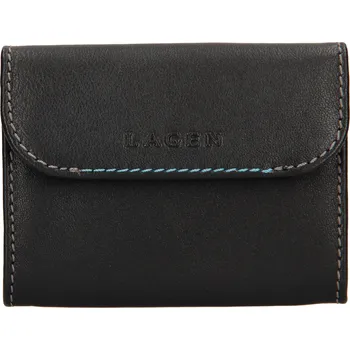 Peněženka Pánská kožená peněženka Lagen Robin - černá