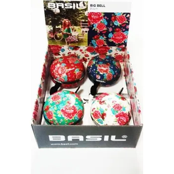 Zvonek na kolo zvonek BASIL BIG BELL Bloom box mix 4 kusy (zvonek BASIL BIG BELL Bloom box mix 4 kusy)
