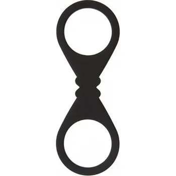 Pouta na ruce GP SILICONE WRIST CUFFS černé | Guilty Pleasure