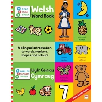 První čtění Darllen, Clywed, Siarad: Llyfr Geiriau Cymraeg / Read, Hear, Speak: Welsh Word Book - Campbell Books