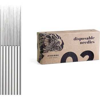 Tetování Piranha Magnum ploché dvouřadé jehly - 5ks :: Piranha Magnum 7, 0,25mm, 0807MG