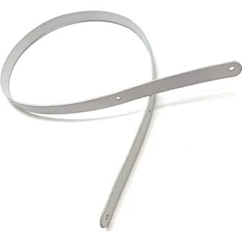 MMboutique Kožené ucho 100 cm bílé