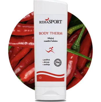 Masážní přípravek REHA Cosmetics | Rehasport | Body therm | Hřejivý masážní balzám | 200 ml