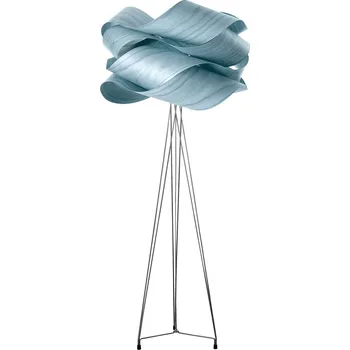Stojací lampa LZF Dominantní stojací lampa z dřevěné dýhy Link Floor Dekor: Mořská modř LK P 34 Dominantní stojací lampa z dřevěné dýhy Link