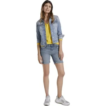 Dámské kraťasy TOM TAILOR DÁMSKÉ BERMUDY SLIM FIT ALEXA-LIGHT STONE WASH 29