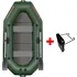 Člun Kolibri K-240 TP s držákem motoru zelený