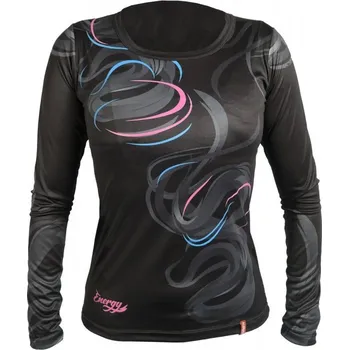 cyklistický dres dres dlouhý dámský HAVEN ENERGY Crazy long černý (dres dlouhý dámský HAVEN Energy Crazy long černý)