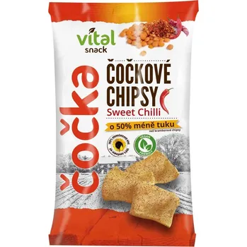 Chips Rej Vital Snack čočkové chipsy 65 g, sweet chilli