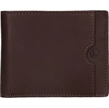 Peněženka Pánská kožená slim peněženka Lagen Olha - tmavě hnědá