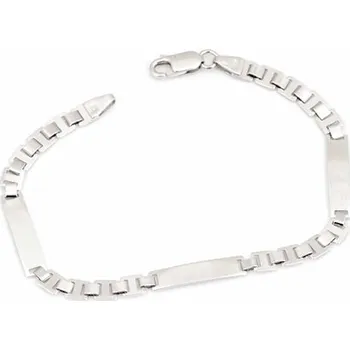 Náramek Pánský stříbrný náramek 21 cm 70894F + dárek zdarma