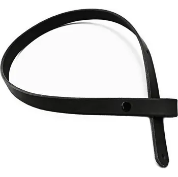 MMboutique Kožené ucho 80 cm černé