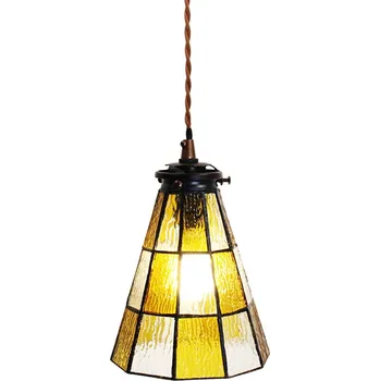 Závěsná Tiffany lampa Chessboa - Ø 15*115 cm E14/max 1*25W