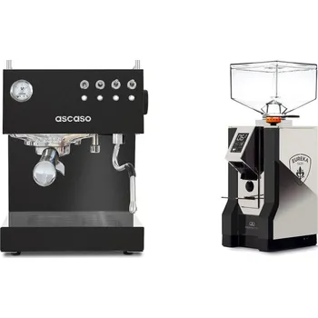 Kávovar Ascaso Steel DUO, Black + Eureka Mignon Perfetto, NX black