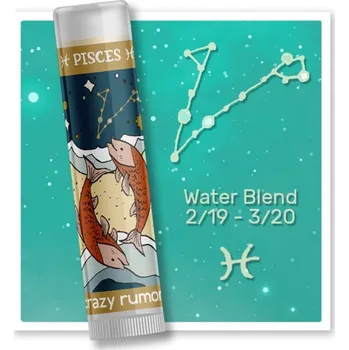 Péče o rty Balzám na rty ZODIAC RYBY 4,5g Crazy Rumors