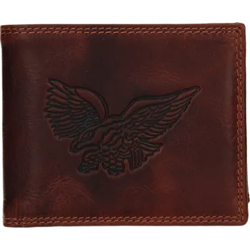 Peněženka Pánská kožená peněženka SendiDesign Eagle - hnedá