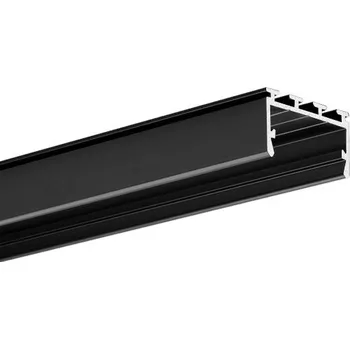 LED lišta Profil GIZA-LL černá anoda - 3 m