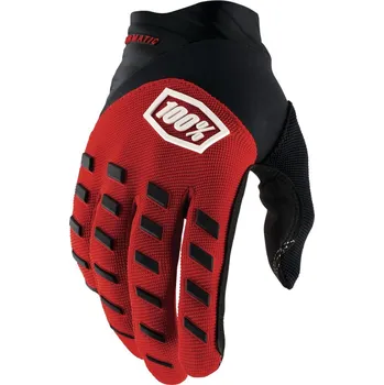 Moto rukavice Rukavice AIRMATIC, 100% - USA (červená/černá) (Velikost: XL)