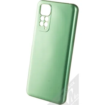 Pouzdro na mobilní telefon 1Mcz Metallic TPU ochranný kryt pro Xiaomi Redmi Note 11 (Global version), Redmi Note 11S (Global version) zelená (green)