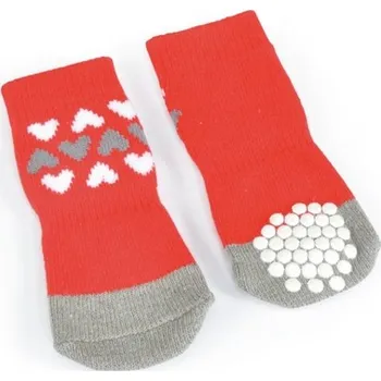 CAMON PROTISKLUZOVÉ PONOŽKY 4 ks Barva: Červená, Velikost: 1