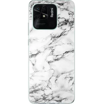 Pouzdro na mobilní telefon Silikonové pouzdro iSaprio - Xiaomi Redmi 10C - White Marble 01 (Odolný silikonový kryt, obal, pouzdro iSaprio - Xiaomi Redmi 10C - White Marble 01 - skvělá ochrana a pružnost, stylový UV potisk, lehkost, tiskne se v České republice)