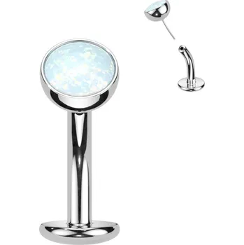 Piercing Šperky4U Obrácený PUSH IN piercing do pupíku TITAN - TIT1232-OP17