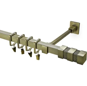 Garnýž Garnýž kovová 480 cm jednořadá 20x20 verona starozlatá