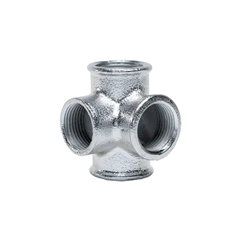 Fitinka GEBO Litinový T-kus dvojitý pozink Velikost: 1/2”