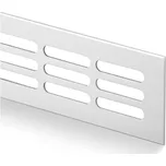 AC-T SERVIS Hliníková větrací mřížka přírodní hliník - různé rozměry Šířka větrací mřížky (mm): 80, Délka mřížky (mm): 1000