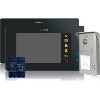 Videointerkom pro 2 rodiny VIDOS DUO 2 x M1021B / S1102A