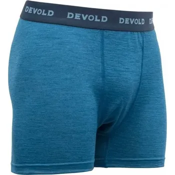 Pánské spodní prádlo Devold pánské spodní prádlo Breeze Man Boxer Barva: blue melange, Velikost: L