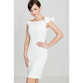 Dámské šaty Dámské šaty ve smetanové barvě K028 Velikost: S