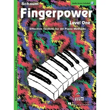 Fingerpower - Level 1 Book/CD Pack - hre na klavr 997046