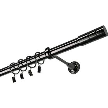 Garnýž kovová 180 cm jednořadá 25 Cylinder onyx