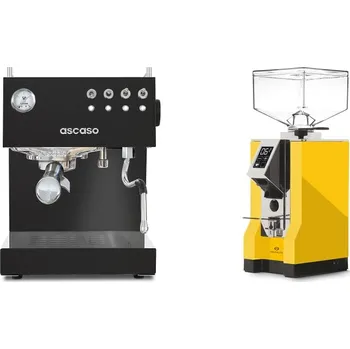 Kávovar Ascaso Steel DUO, Black + Eureka Mignon Specialita, CR yellow