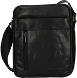 Panská kožená taška přes rameno SendiDesign Dennon - black