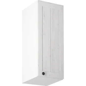 Kuchyňská skříňka Tempo Kondela Horní skříňka G30, pravá, bílá / sosna andersen, PROVANCE