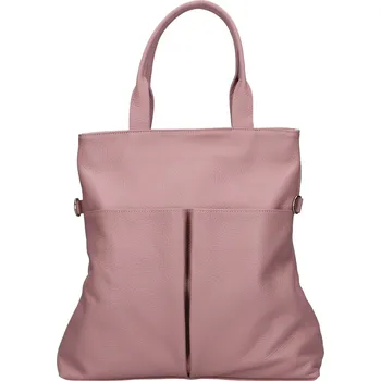 Kabelka Dámská kožená kabelka Italia Ghita - růžová