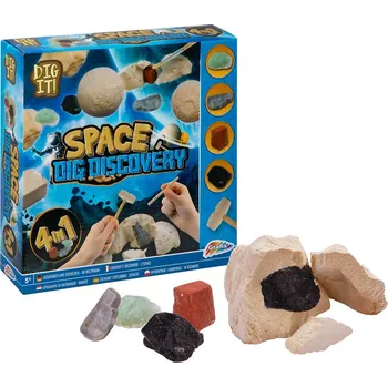 kreativní sada GRAFIX Archeologická sada Vesmírné zkameněliny/vykopávky 4v1