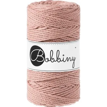 Příze Bobbiny bavlněná šňůra na macramé 3ply REGULAR blush