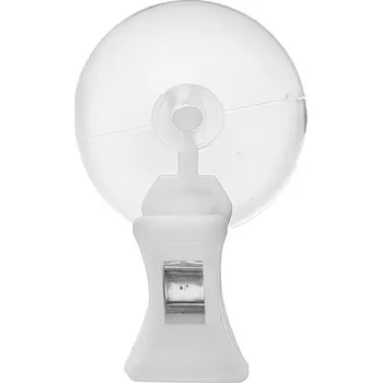 Věšák Orion 833014 přísavka s klipem bílá