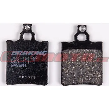 Brzdová destička Braking (Itálie) Zadní brzdové destičky Braking 648SM1 - KTM SX 65, 65ccm - 98-03