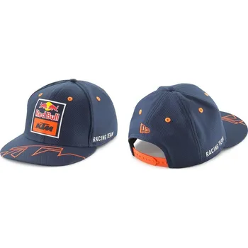 Kšiltovka Pánská čepice - kšiltovka KTM REPLICA TEAM FLAT CAP modrá/oranžová - uni velikost
