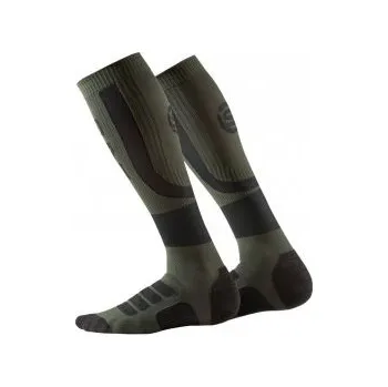 Běžecké oblečení Skins Essentials Comp Socks Active Midw black/utility L; Černá podkolenky + DÁREK DLE VÝBĚRU!