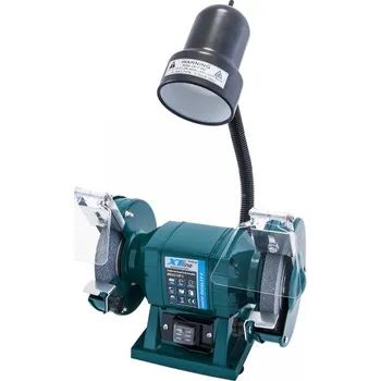 stolní bruska Elektrická dvoukotoučová stolní bruska XT107150 150mm/300W + svítidlo 40 W