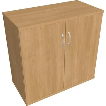 Kancelářský vozík HOBIS skříň policová dvéřová - S 2 80 01, dub + doprava zdarma